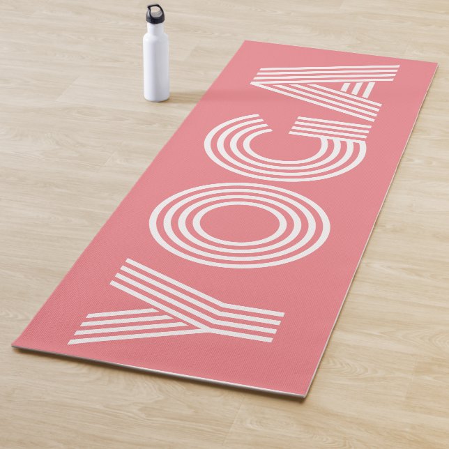 Coole Korallenpinkmatte für Trainings Yogamatte (Beispiel)