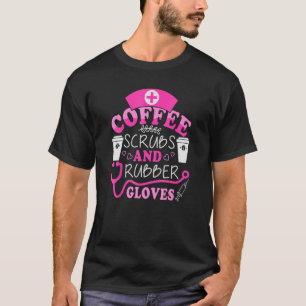 Coole Krankenschwester Kostenlose Kaffeemaschinen T-Shirt