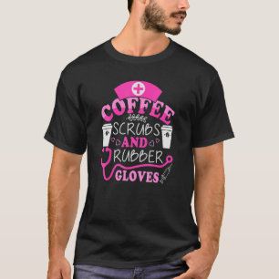 Coole Krankenschwester Kostenlose Kaffeemaschinen T-Shirt