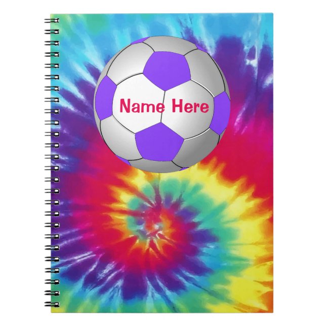 Coole Krawatten-PERSONALISIERTES Fußball-Notizbuch Notizblock (Vorderseite)