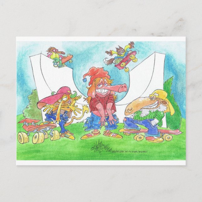 Coole Kritter. Postkarte (Vorderseite)