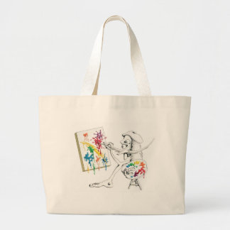 Coole Kunst-Tasche Jumbo Stoffbeutel