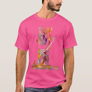 Coole Künstlerkunst Kunstmaler machen Lehrerin Ar T-Shirt