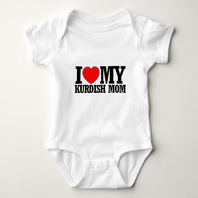 coole kurdische Mammaentwürfe Baby Strampler (Vorderseite)