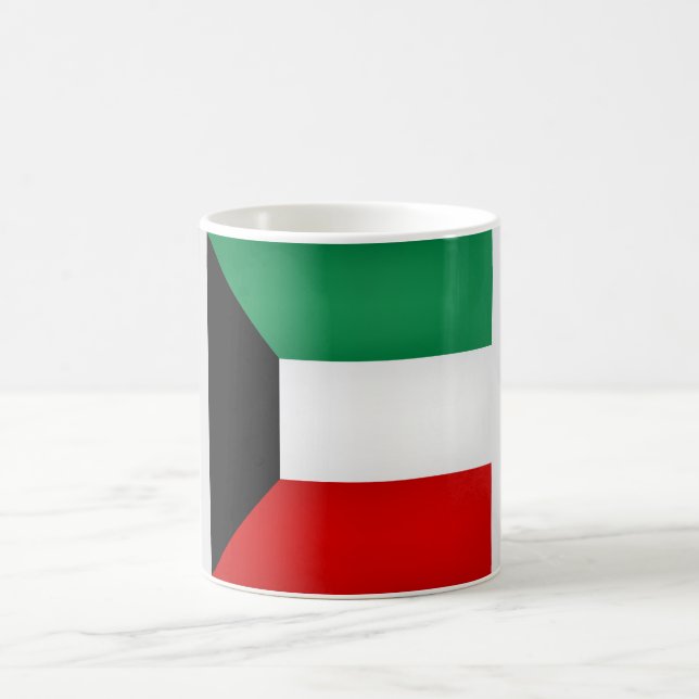 Coole Kuwait-Flagge Kaffeetasse (Mittel)