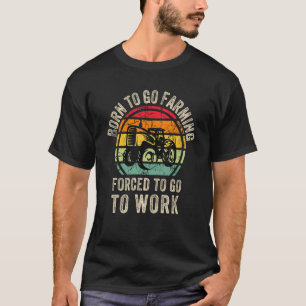 Coole Landwirtschaft Grafik Farmer Traktor Ich T-Shirt