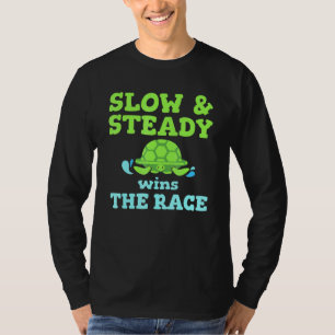 Coole Langsamkeit gewinnt die Race Turtle Nature T-Shirt