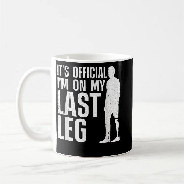 Coole Leg Amputee Art for Men Women Prothetisches  Kaffeetasse (Links)