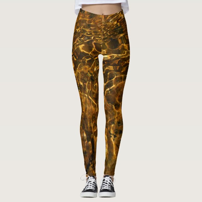 Coole Leggings "Goldmoment " (Vorderseite)