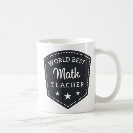 Coole Lehrer-Mathe-Geschenk-Weltbester Kaffeetasse