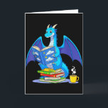 Coole Lesebücher Drache Buchliebhaber Bücherwurm M Karte<br><div class="desc">Coole Lesebücher Drache Buchliebhaber Bücherwurm Männer Frauen Kinder</div>