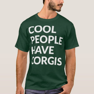 Coole Leute haben korgiskomischen Hund-210 T-Shirt
