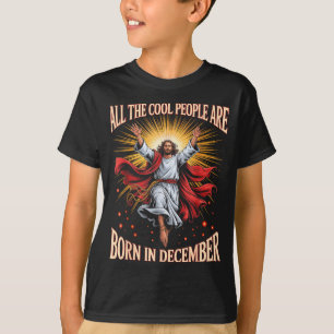 Coole Leute Werden Im Dezember Christliche Weihnac T-Shirt