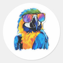 Coole LGBTQ+-Maca mit Sonnenbrille