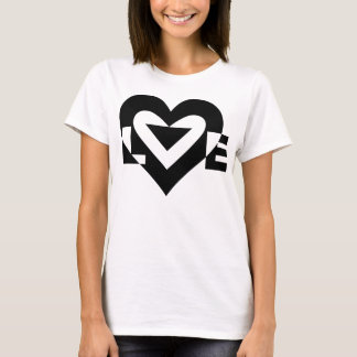 Coole Liebe Grafik, schwarz T-Shirt