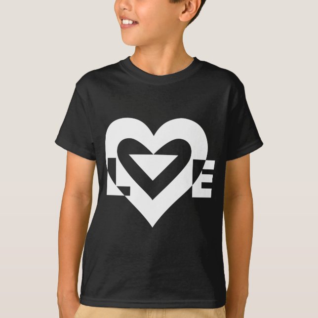 Coole Liebe Graphic, White T-Shirt (Vorderseite)