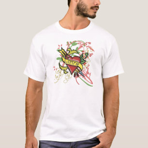 Coole Liebe-Tätowierung T-Shirt