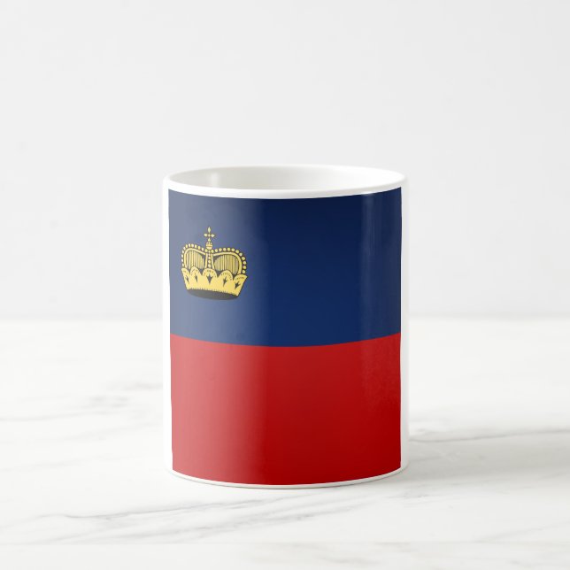Coole Liechtensteinflagge Kaffeetasse (Mittel)