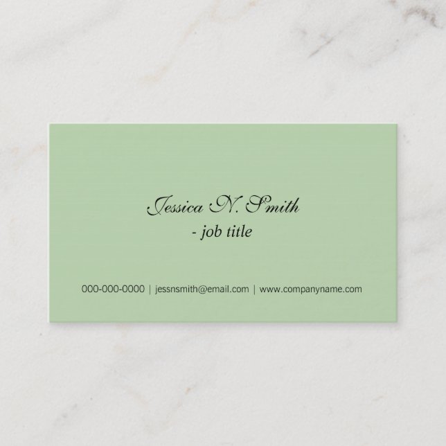 Coole, Limone Visitenkarten. Visitenkarte (Vorderseite)