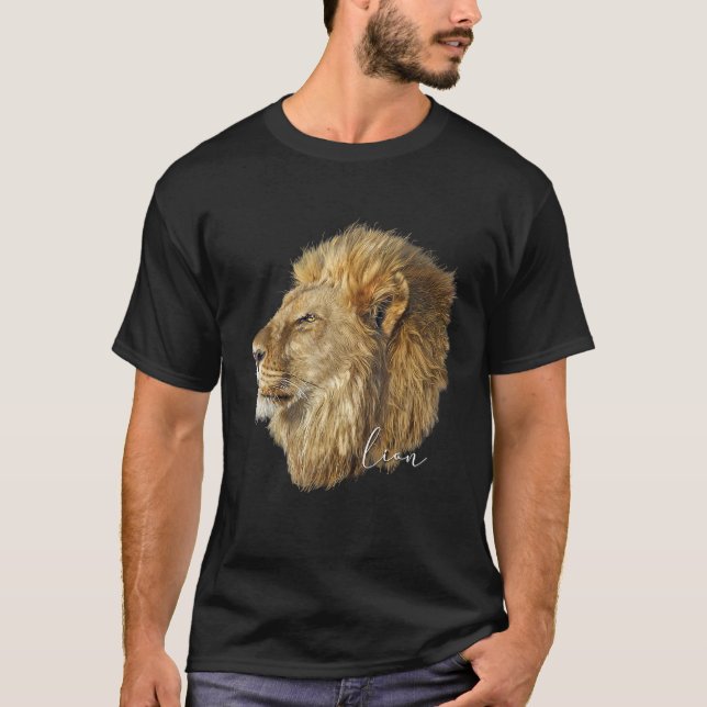 Coole Lion Art Felidae Wildcat Tierwelt T-Shirt (Vorderseite)