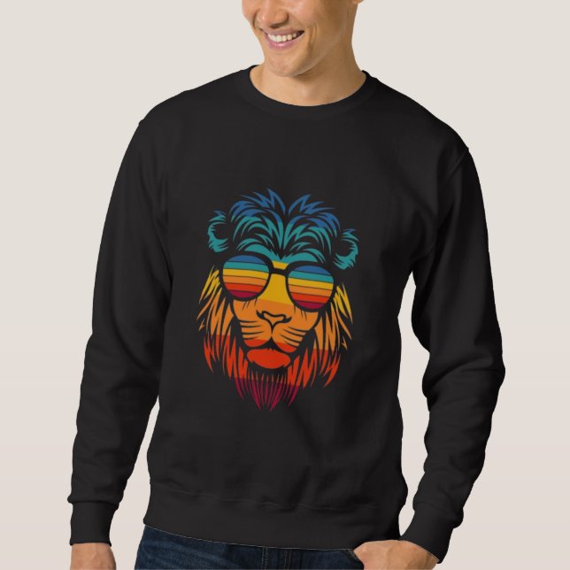 Coole Lion Sweatshirt (Vorderseite)