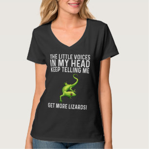 Coole Lizard für Männer Gecko Green Reptile Anim T-Shirt