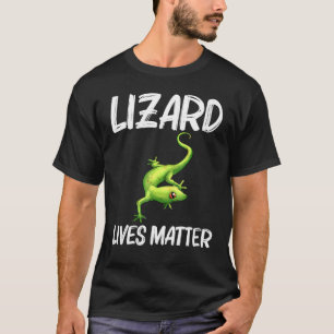 Coole Lizard für Männer Gecko Green Reptile Anim T-Shirt