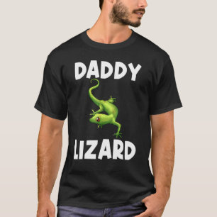 Coole Lizard für Männer Pater Gecko Green Reptile  T-Shirt