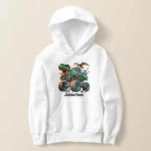 Coole LKW-Liebhaber des Monsters tragen ihren Name Hoodie