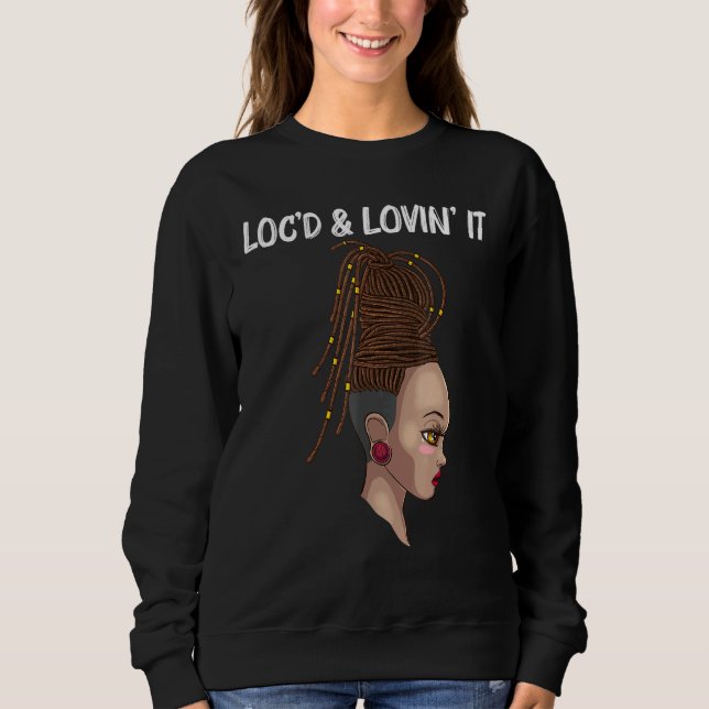 Coole Locations für Frauen finden Dreadlocks Dread Sweatshirt (Vorderseite)