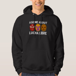 Coole Lucha Libre für Männer Frauen Luchador Mexik Hoodie