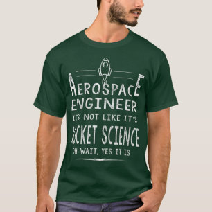 Coole Luftfahrtingenieur für Männerraketen Scien T-Shirt