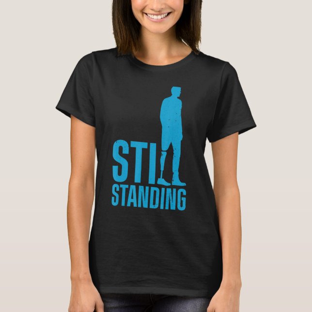 Coole Lungenampuille für Männer Frauen Prothetisch T-Shirt (Vorderseite)