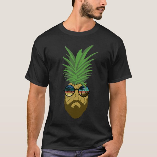 Coole Lustige Ananas Frucht Spaß Urlauber Tshirt (Vorderseite)