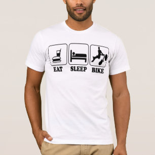 Coole lustige essen, schlafen, reiten T-Shirt