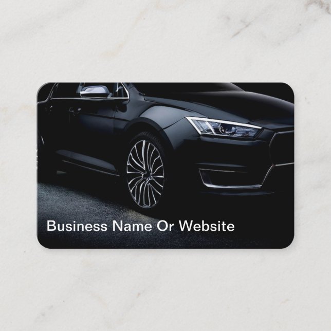 Coole Luxus-Car-Service-Visitenkarten Visitenkarte (Vorderseite)