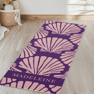 Coole Mädchen-Tropen-Muscheln individuell Yogamatte