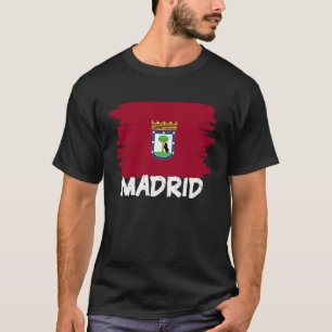 Coole Madrider Flagge T-Shirt