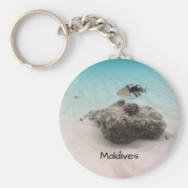 Coole Malediven Unterwasser Korallenfisch Souvenir Schlüsselanhänger