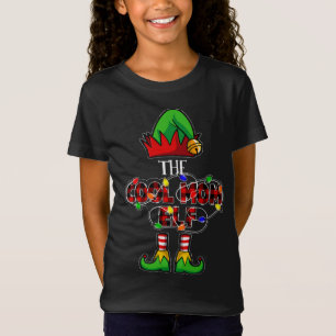 Coole Mama Elf Familie Matching Weihnachts Buffalo T-Shirt