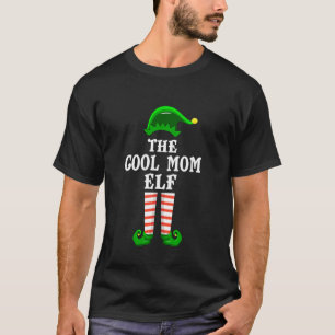 Coole Mama Elf Familiengruppe Matching Weihnachten T-Shirt