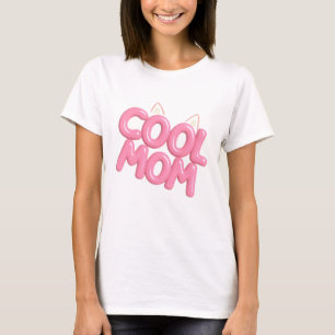 Coole Mama - Fun Cat Ear Design T-Shirt