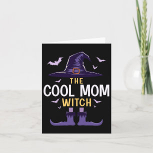 Coole Mama Halloween Hexengruppe Matching Costume Karte