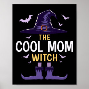 Coole Mama Halloween Hexengruppe Matching Costume Poster
