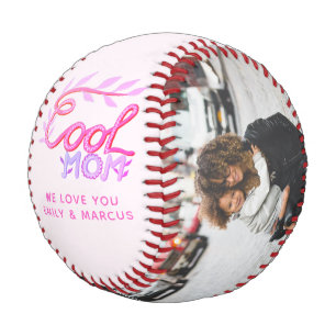 Coole Mama Handschrift Mother Keepake Foto Baseball