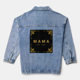 Coole Mama mit Custom Mama Jacket Jeansjacke