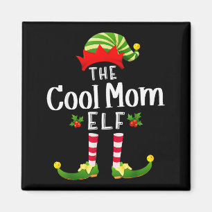 Coole Mama Weihnachtself passendes Schlafanzug X-m Magnet