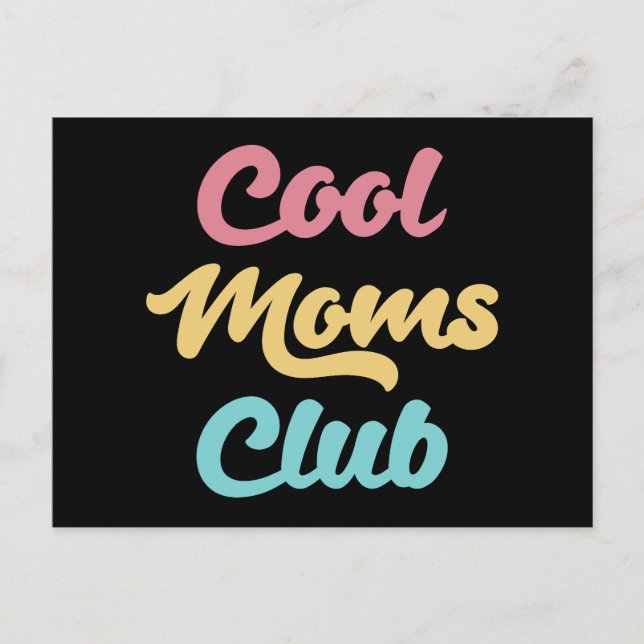 Coole Mamas Club II Postkarte (Vorderseite)