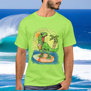 coole Männer Sommerdinosaurier T - Shirt
