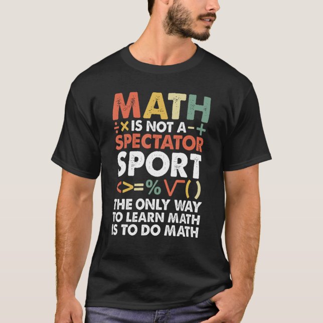Coole Mathematik für Männer Mathematikkennzahl mat T-Shirt (Vorderseite)